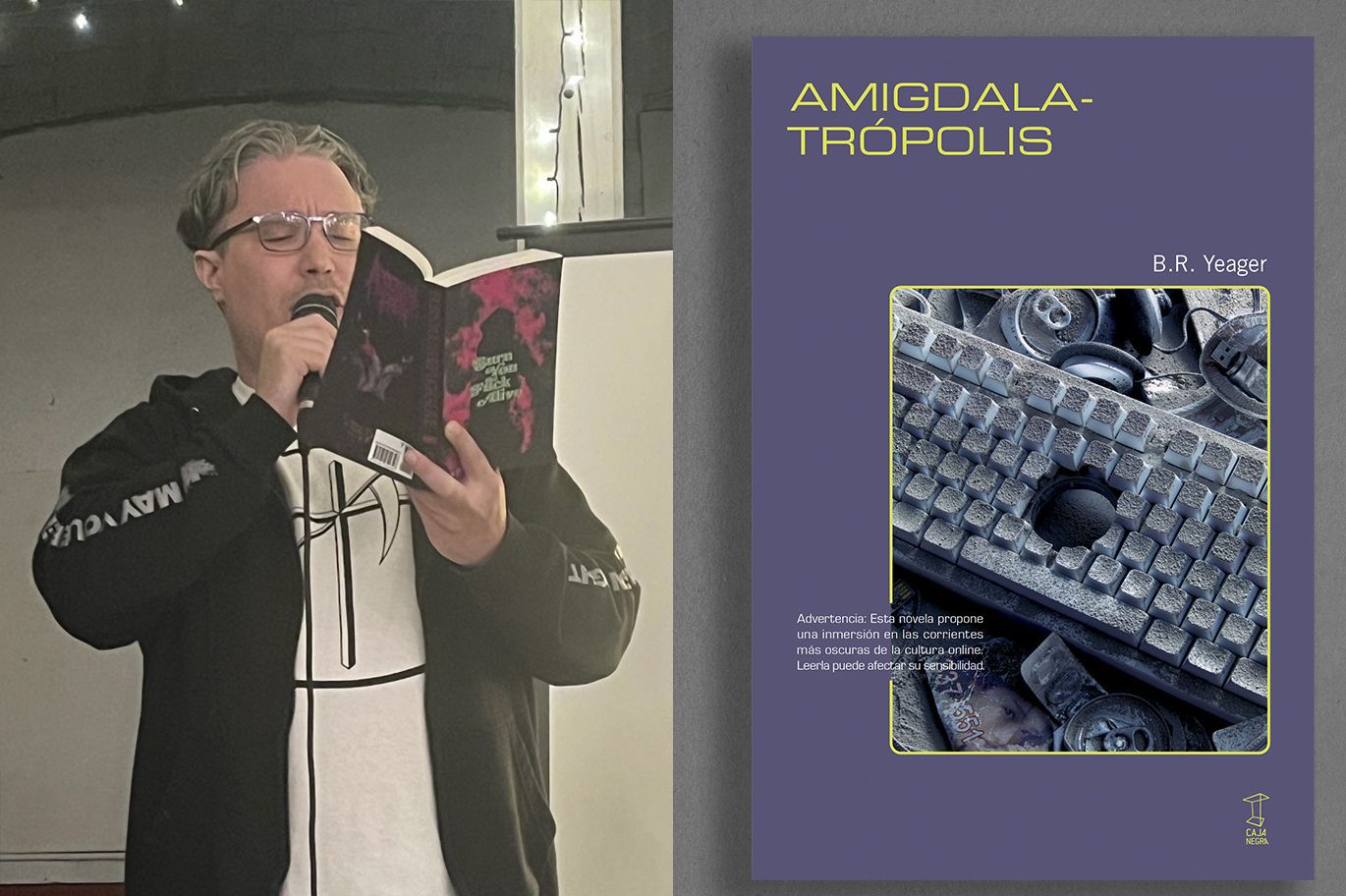 Dónde estamos cuando no estamos: «Amigdalatrópolis», la novela de B.R. Yeager sobre la deep web
