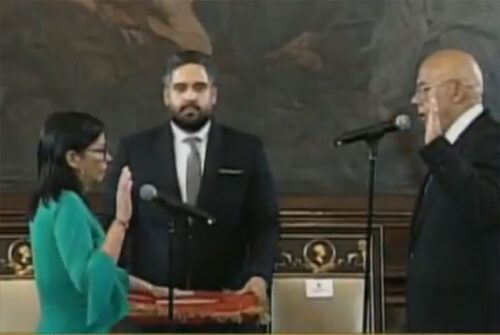 Delcy Rodríguez juró como nueva presidenta de Venezuela
