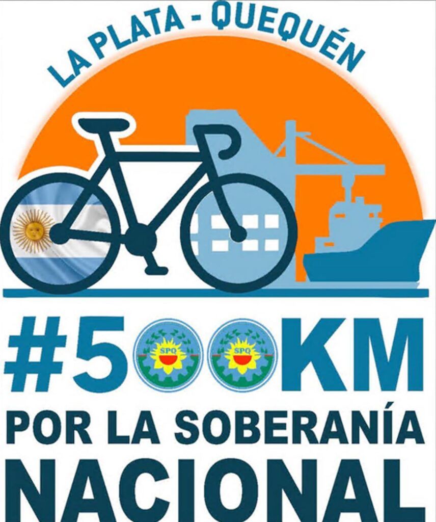 Bicicleteada por la soberanía desde La Plata al Puerto de Quequén