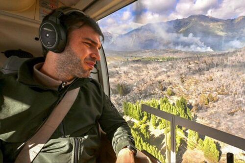Incendio en Chubut: el gobernador Torres confirmó que fue intencional y que los responsables “van a terminar presos”