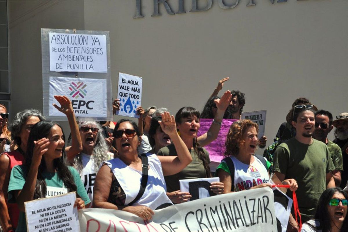 Histórico juicio contra ambientalistas en Córdoba: “Al que lucha lo meten preso”