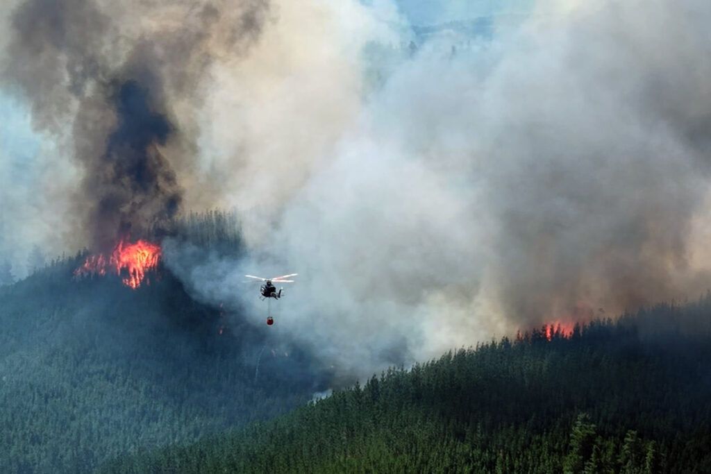 Evacuados y una quincena de viviendas carbonizadas por el incendio en Chubut que amenaza con extenderse