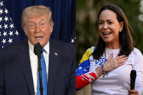 Corina Machado y una fría reunión con Trump en la Casa Blanca: «Contamos con él para liberar a Venezuela»