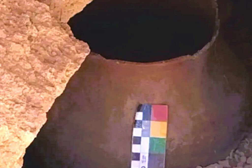 Una vasija precolombina encontrada en San Juan podría pertenecer a las culturas ancestrales de Calingasta