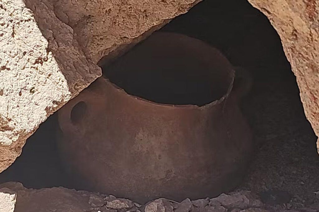 Una vasija precolombina encontrada en San Juan podría pertenecer a las culturas ancestrales de Calingasta