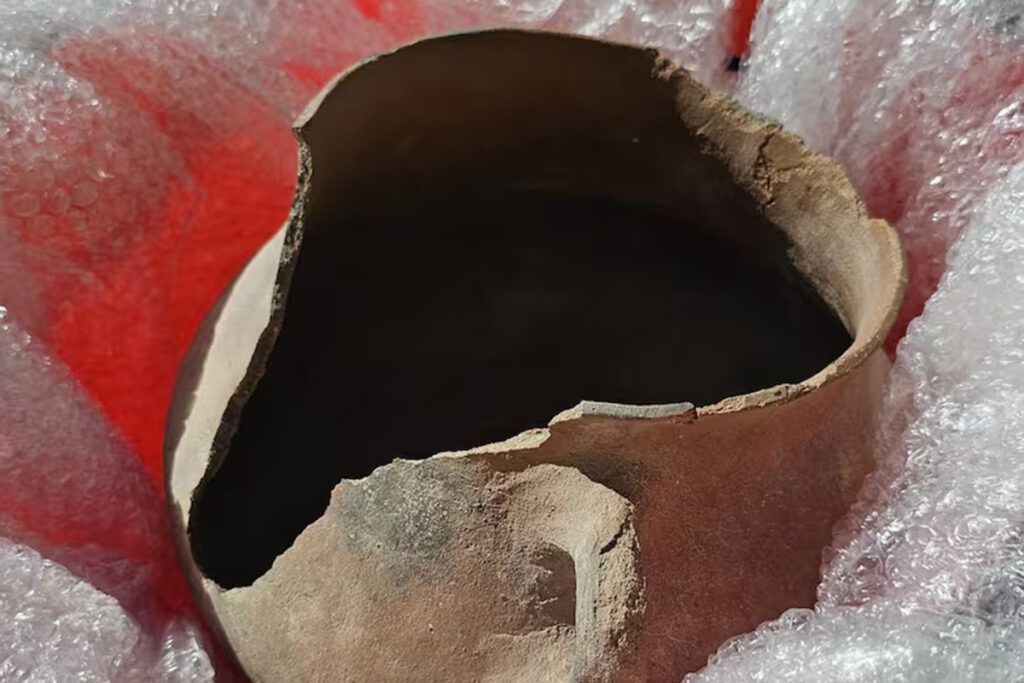 Una vasija precolombina encontrada en San Juan podría pertenecer a las culturas ancestrales de Calingasta