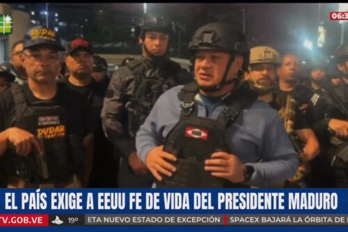 Diosdado Cabello, en las calles de Caracas: “No nos van a derrotar”
