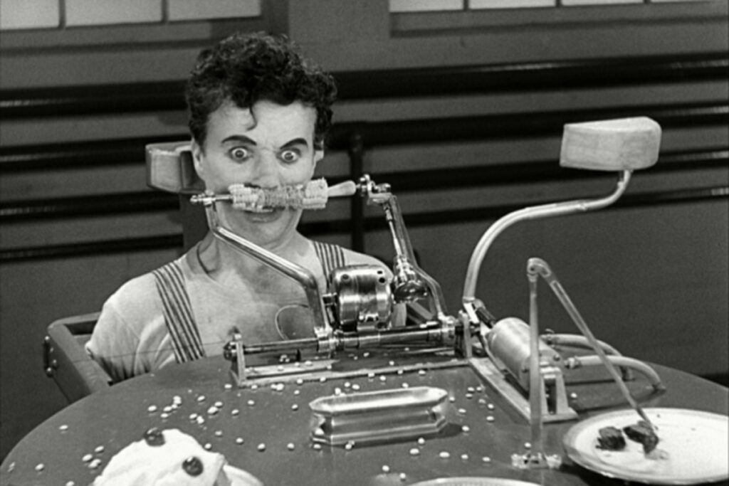 “Tiempos modernos”: la obra maestra de Chaplin que denuncia lo que hoy es el sueño húmedo del mileismo