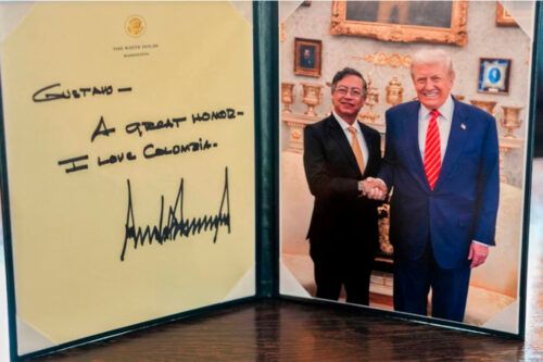 Petro calificó como «muy positivo» su primer cara a cara con Trump