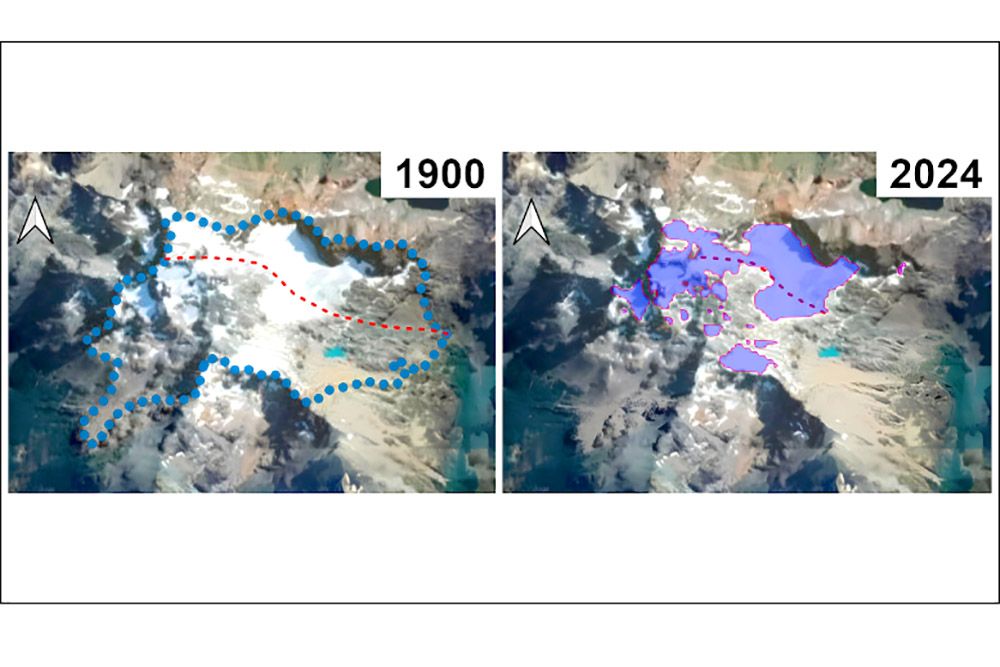 Chau glaciar: en Tierra del Fuego, el macizo Alvear se redujo un 80%, y es irreversible