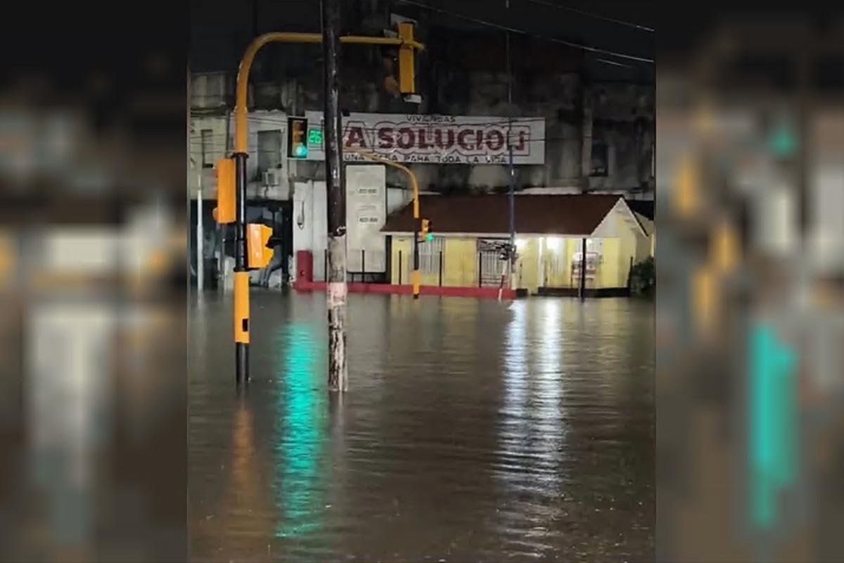 Zonas anegadas luego de la tormenta que azotó la Ciudad y el Gran Buenos Aires