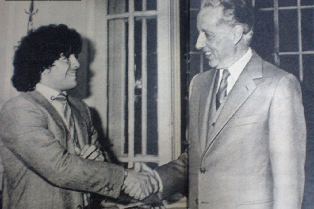 Maradona a los 22 años: su primer gran interés político