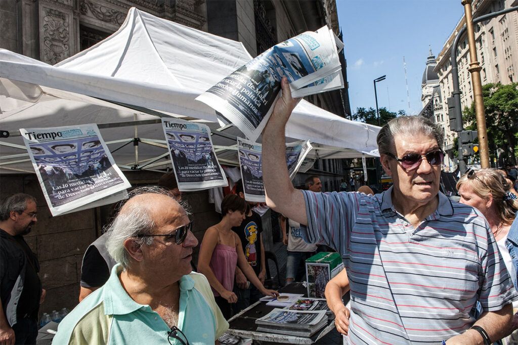 Los diez momentos de Tiempo Argentino en una marcha que identificó a nuestra década autogestiva 4 Los diez momentos de Tiempo Argentino en una marcha que identificó a nuestra década autogestiva