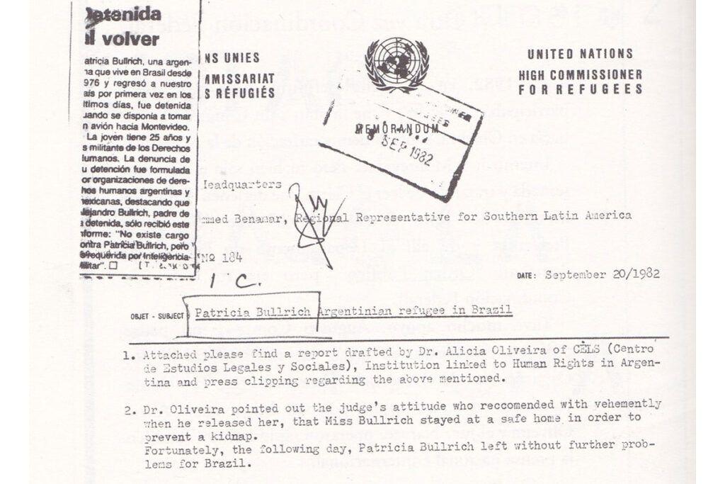El día en que la dictadura detuvo a Patricia Bullrich y la salvaron los organismos de Derechos Humanos