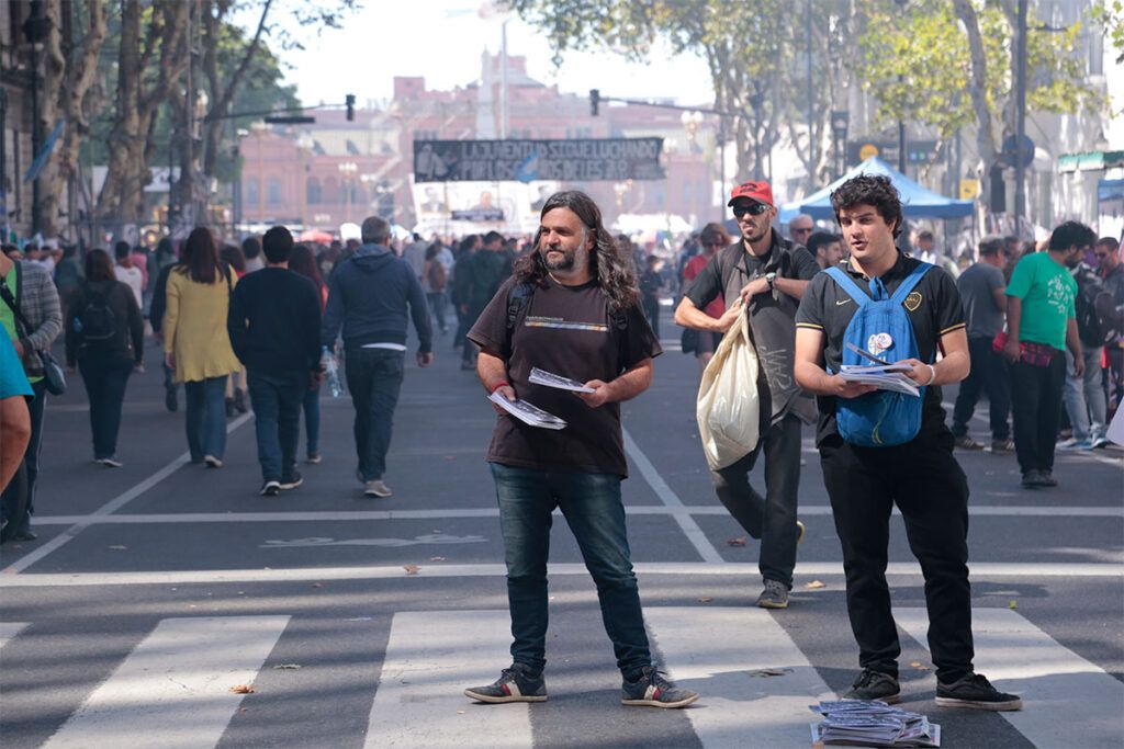 Los diez momentos de Tiempo Argentino en una marcha que identificó a nuestra década autogestiva 7 Los diez momentos de Tiempo Argentino en una marcha que identificó a nuestra década autogestiva