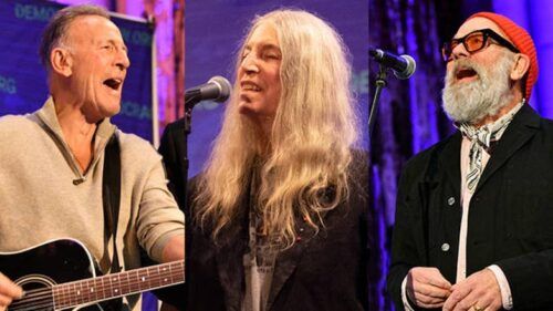 Patti Smith, Bruce Springsteen y Michael Stipe se unieron contra Trump y a favor de la democracia