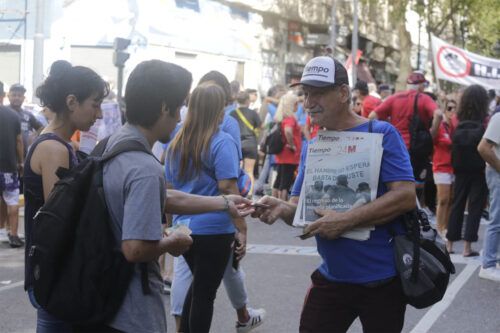Tiempo Argentino, presente en la marcha del 24 de Marzo con una edición especial