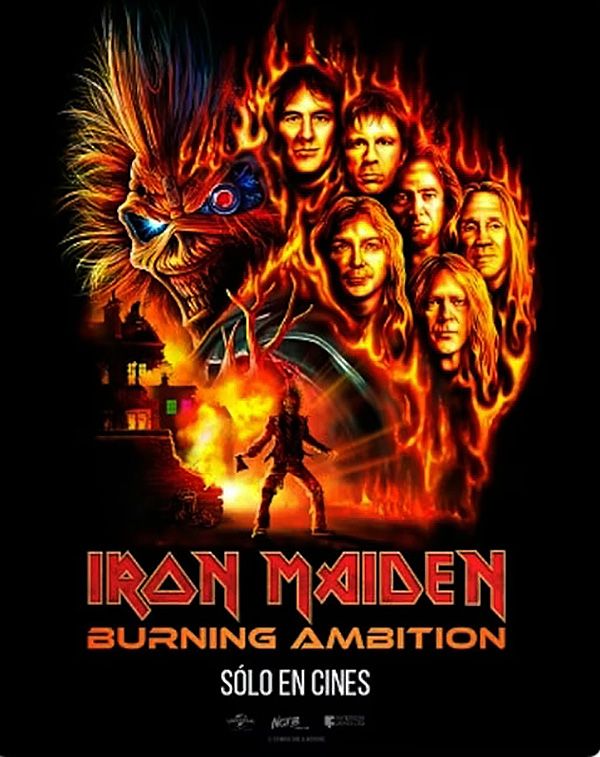 Iron Maiden llega al cine con "Burning Ambition"