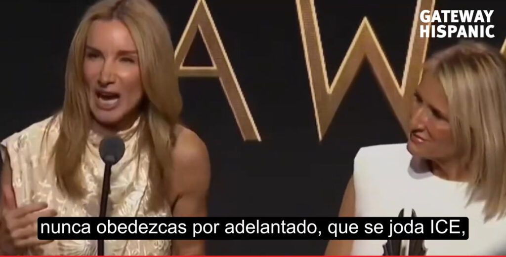 Jennifer Welch en los GLAAD Awards: “A la mierda el ICE y Trump, libertad para Palestina y salven a los niños trans”