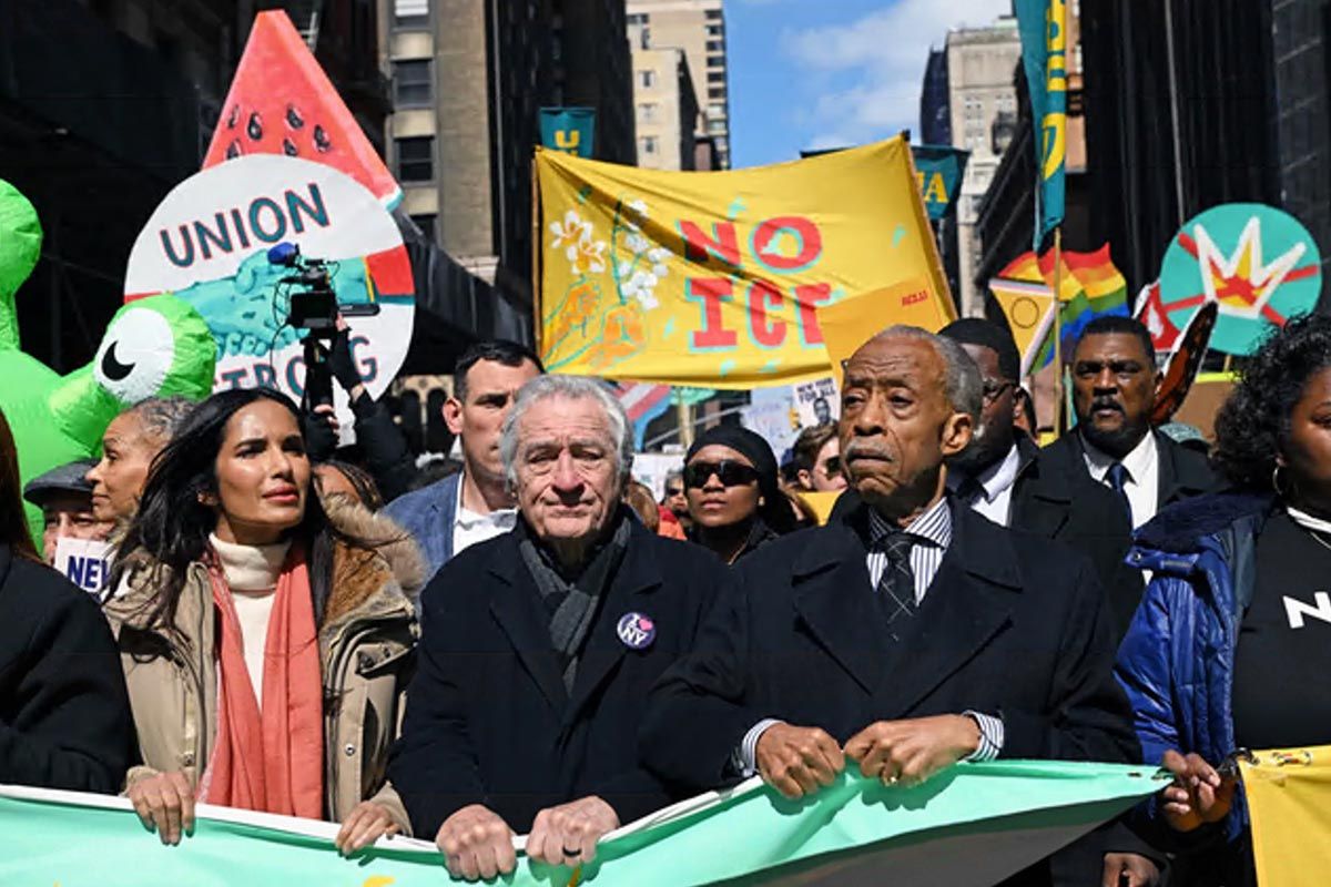 Robert De Niro, Jane Fonda y Bruce Springsteen le pusieron el cuerpo a la protesta histórica contra Trump