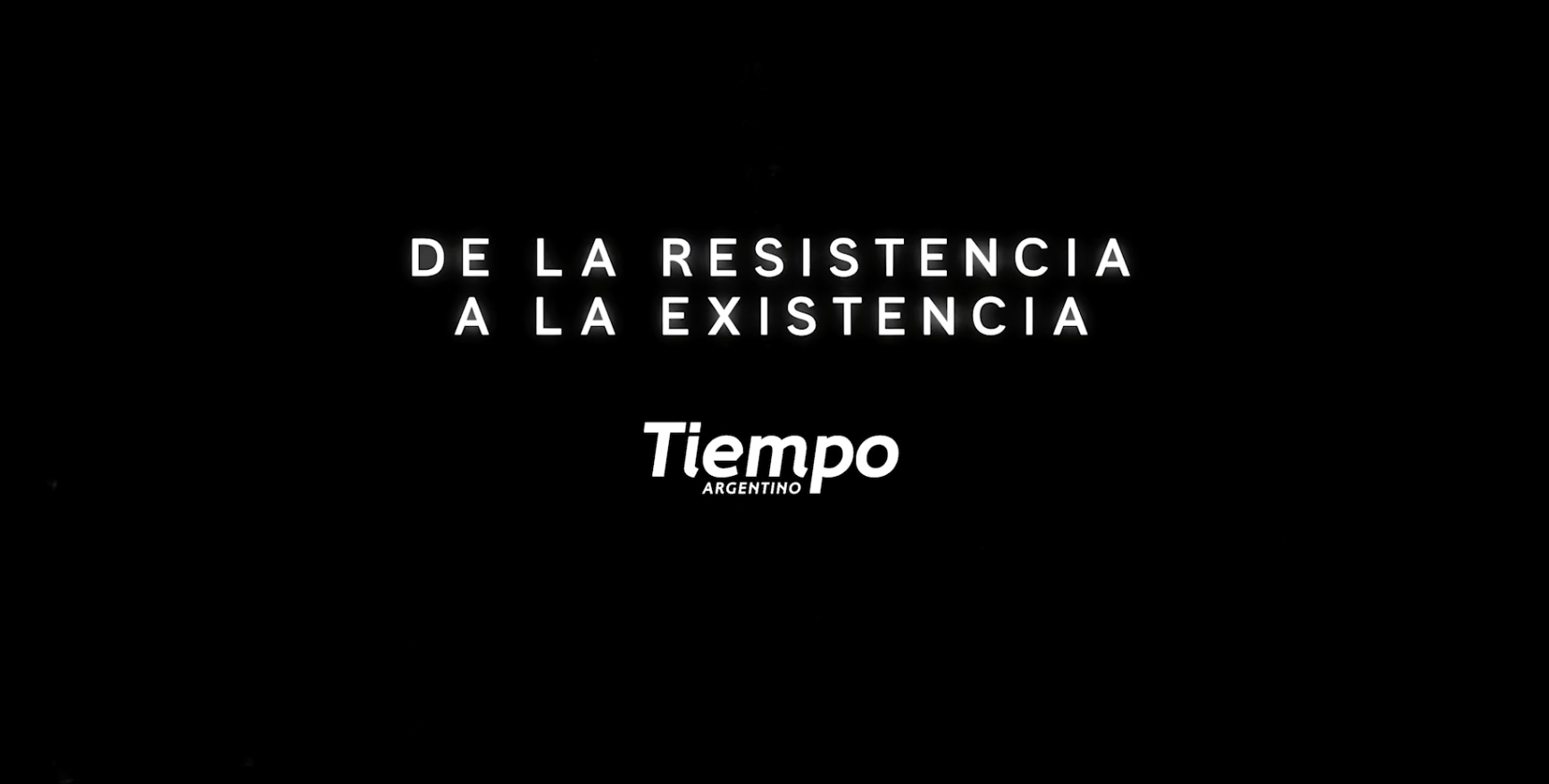 Tapa de Tiempo Argentino del 26 de abril de 2023 — estreno del documental De la resistencia a la existencia