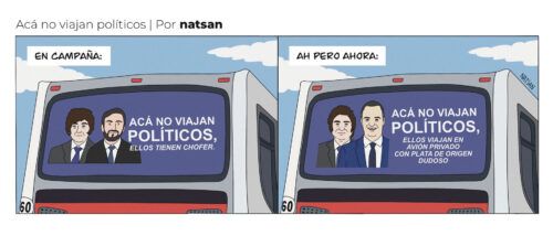 Acá no viajan políticos