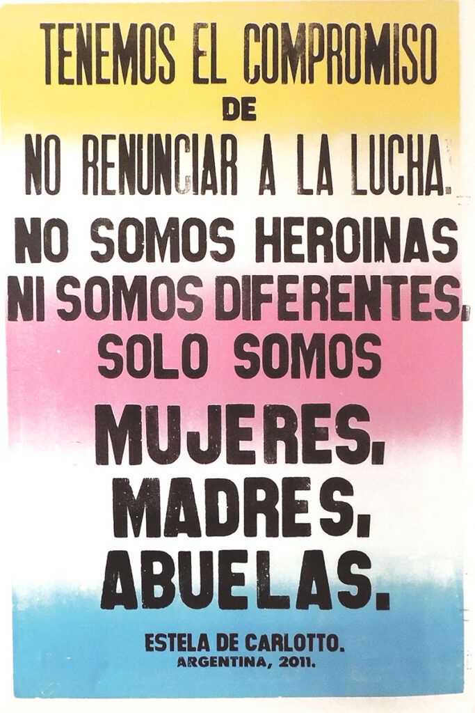 "Resistencias Tipográficas: activaciones gráficas de un archivo", 10 años de lucha a través de afiches