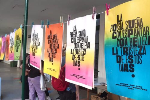 «Resistencias Tipográficas: activaciones gráficas de un archivo», 10 años de lucha a través de afiches