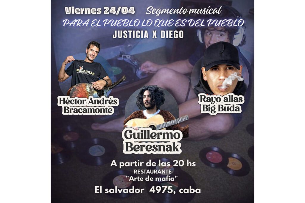 Para el pueblo lo que es del pueblo: jornada cultural y homenaje a Maradona