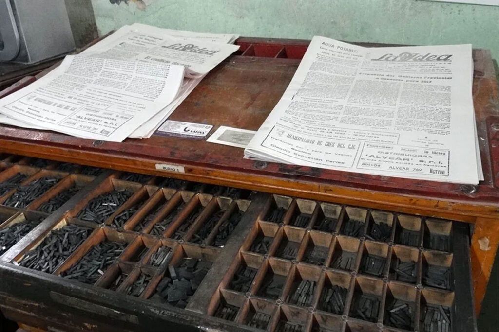 La Idea, el último periódico de Argentina con impresión tipográfica que busca ser museo