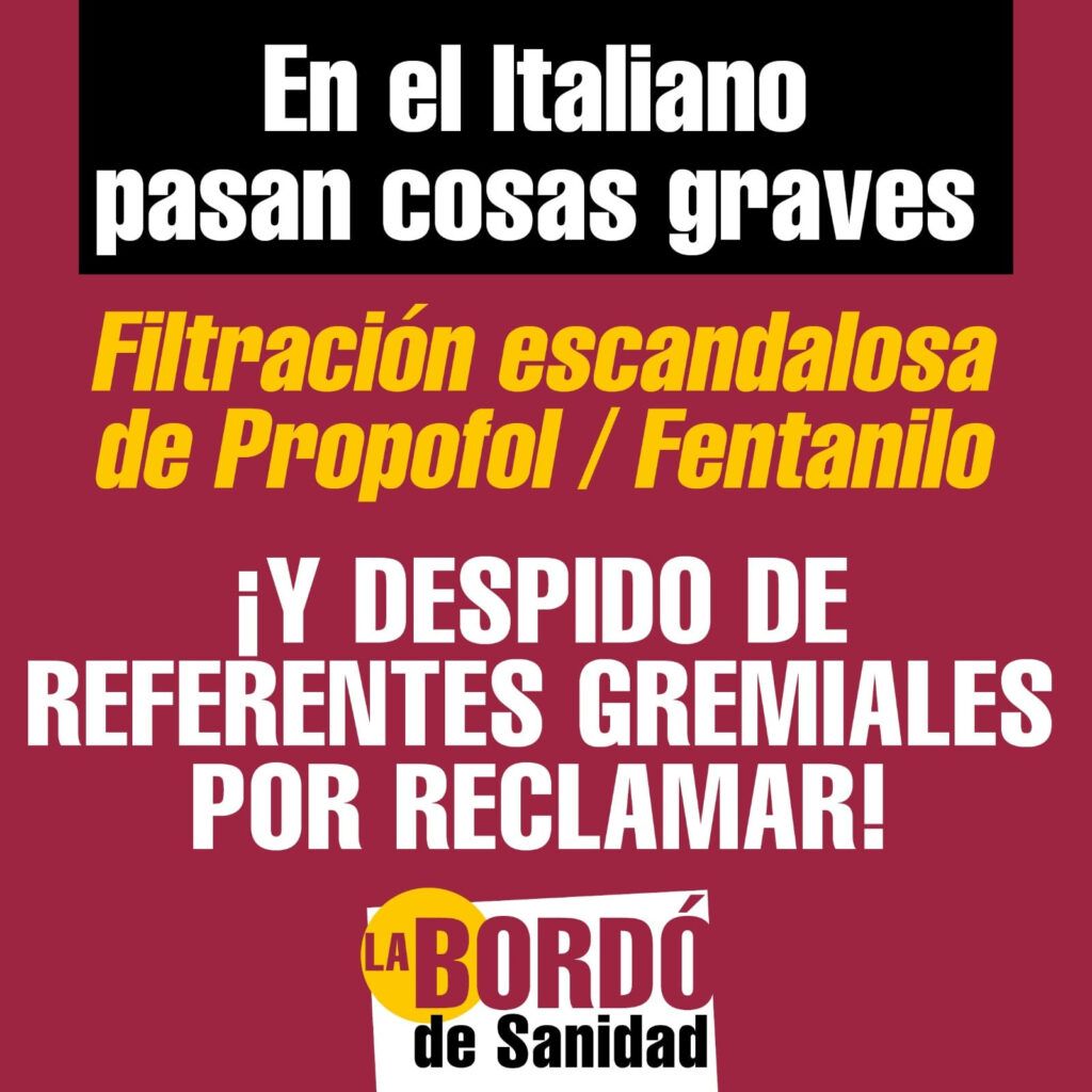 Escándalo de la "Propo Fest": "Al Hospital Italiano lo dirigen timberos de la salud"