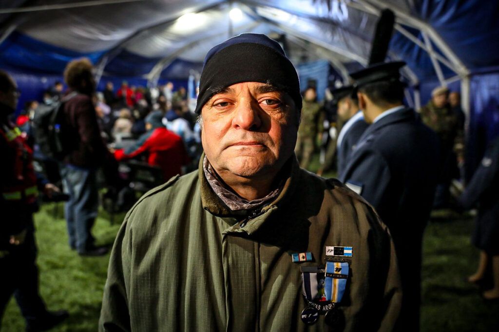 Postales de Memoria y Soberanía: la vigilia por Malvinas en imágenes