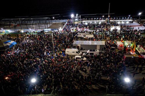 Postales de Memoria y Soberanía: la vigilia por Malvinas en imágenes