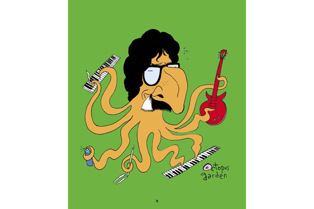 En "Charly absoluto", Rep recorre en dibujos la cronología del único mito viviente del rock nacional
