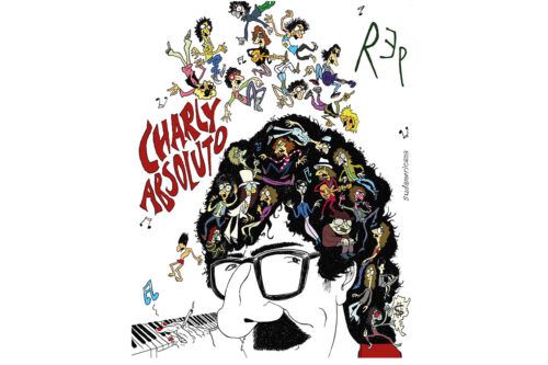 En «Charly absoluto», Rep recorre en dibujos la cronología del único mito viviente del rock nacional