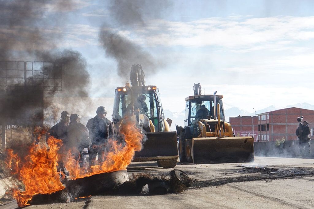 Protestas en Bolivia: la Justicia frenó el asedio contra dirigentes del COB 3 Protestas en Bolivia: la Justicia frenó el asedio contra dirigentes del COB