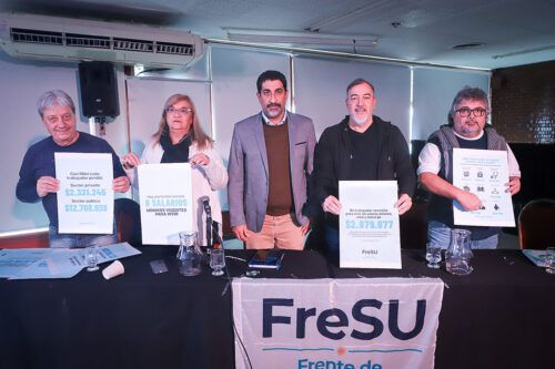 El Frente de Sindicatos Unidos reclama un salario mínimo vital y móvil de $2.879.877
