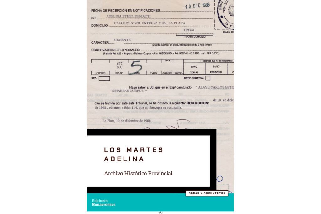 Adelina Alaye, la Madre que documentó su lucha para sembrar memoria