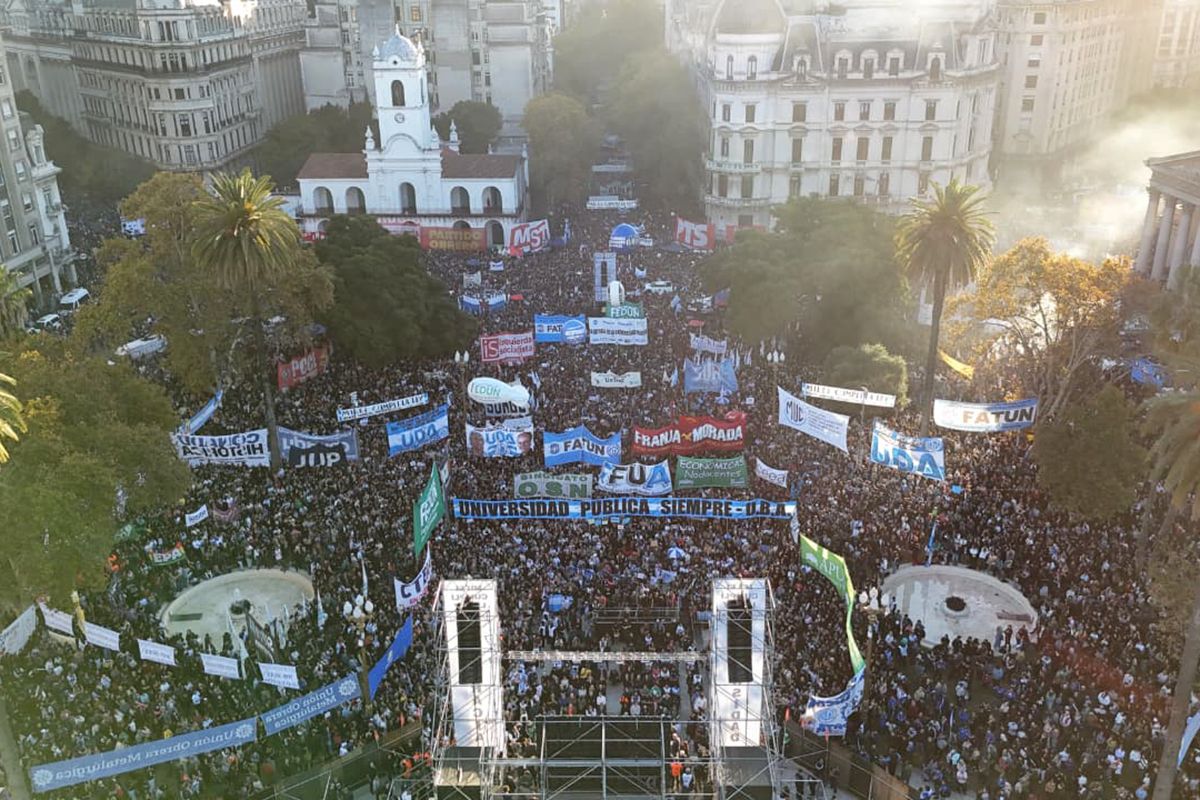 Marcha Universitaria: «Que la Corte Suprema acompañe y no permita que el Gobierno siga incumpliendo la Ley”