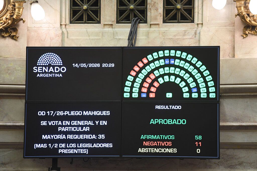 Con el voto dividido del peronismo, el padre del ministro de Justicia logró el apoyo para seguir siendo juez después de los 75 años