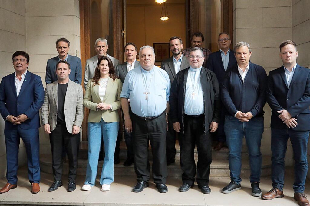 Intendentes y funcionarios bonaerenses le propusieron al Episcopado armar una mesa de diálogo 1 Gentileza Prensa FE