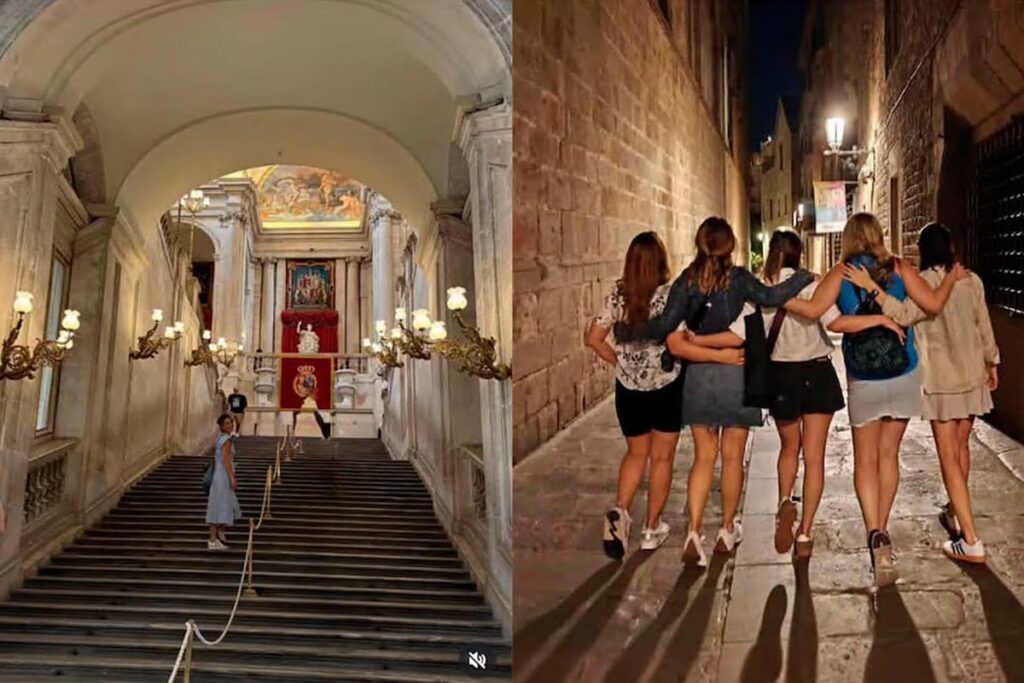 Una "deslomada" en Madrid: las fotos que confirman el viaje de Bettina Angeletti, la esposa de Adorni, con "las mamis del cole"