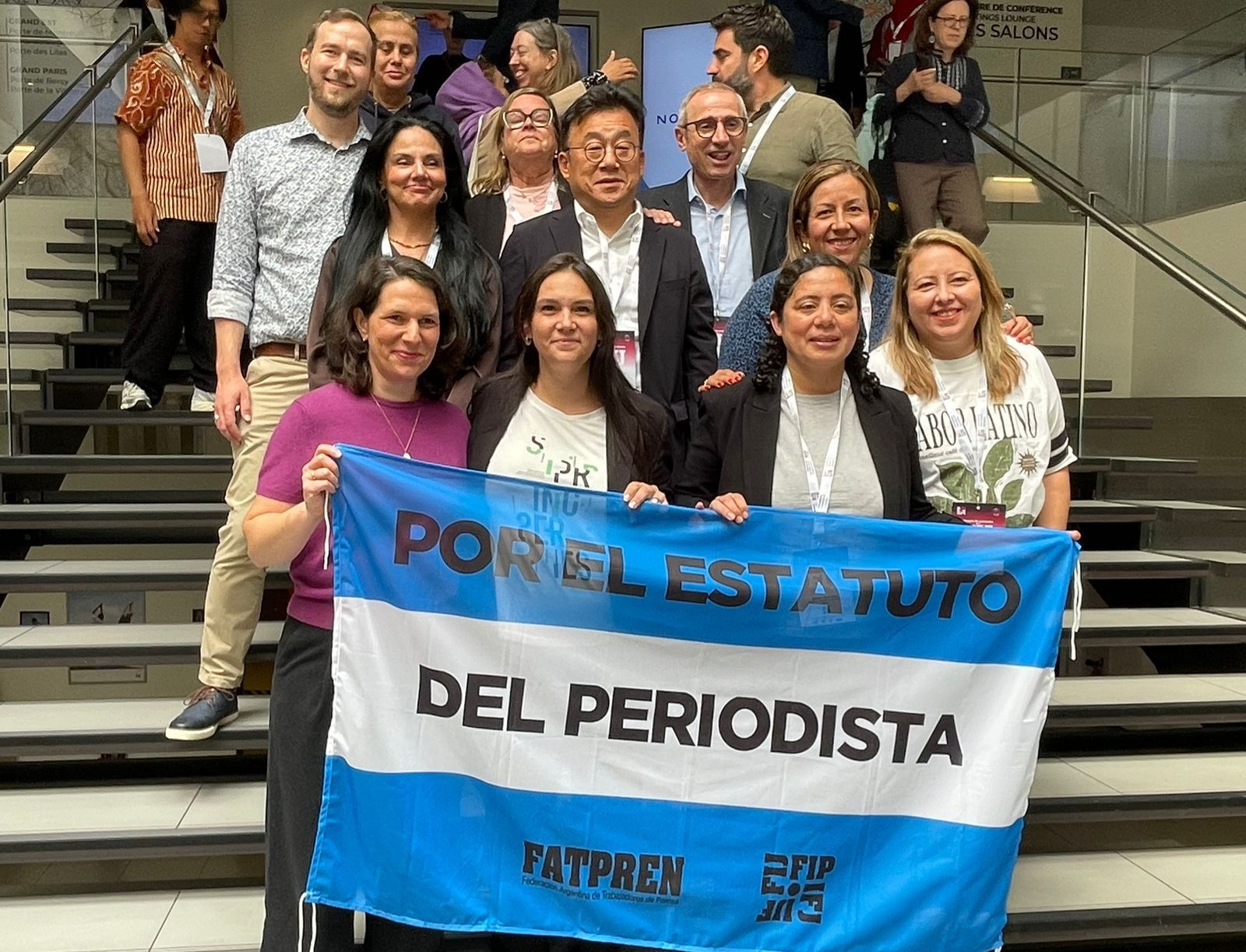 Periodistas de todo el mundo respaldaron la defensa del Estatuto Profesional
