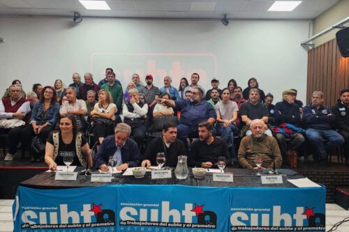 Metrodelegados denuncian persecución gremial contra los trabajadores del Subte