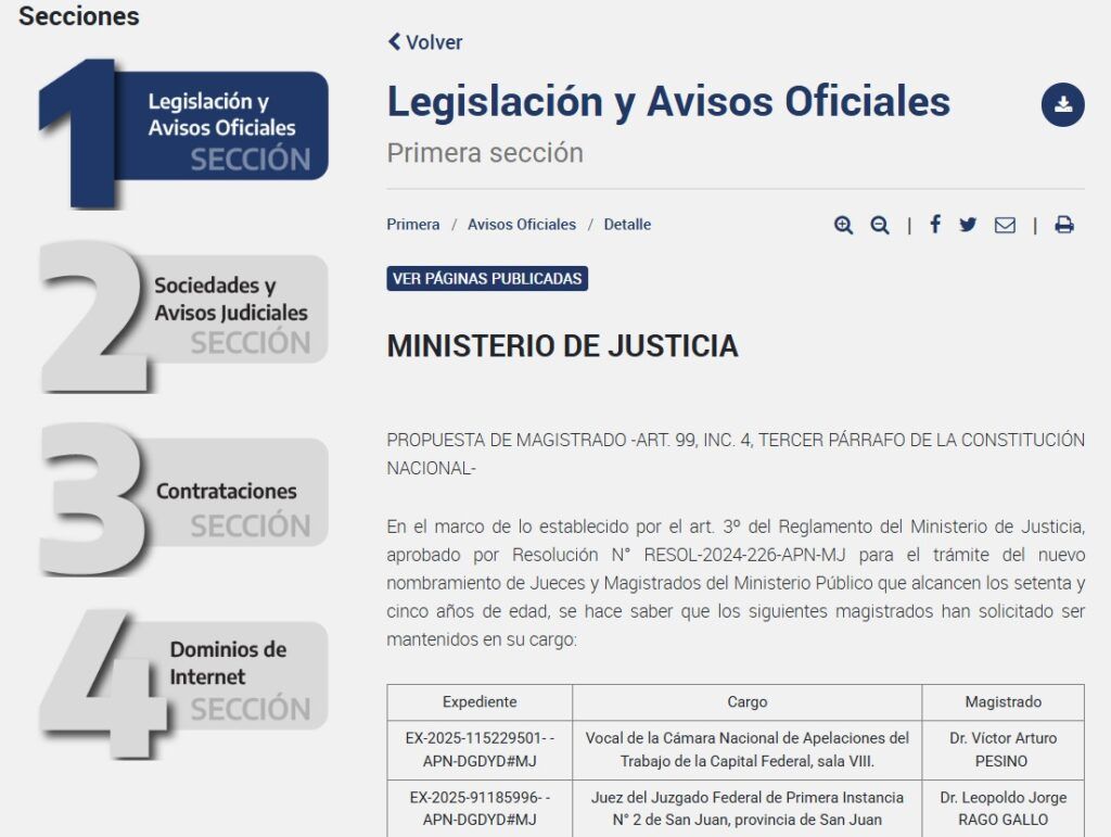 Abogados Laboralistas exigen que se rechace la prórroga extraordinaria en su cargo para el juez que reactivó la reforma laboral