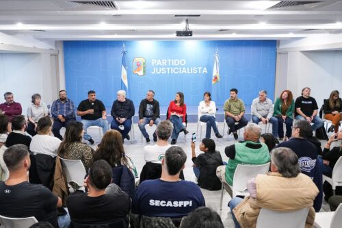 El PJ reunió a dirigentes sindicales para debatir la situación social y reclamar por la libertad de Cristina