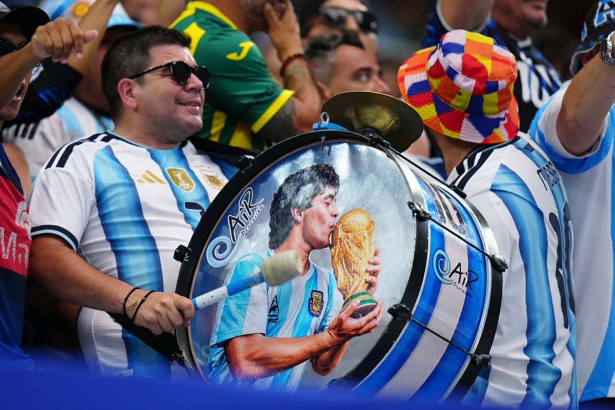 Maradona apareció en Miami