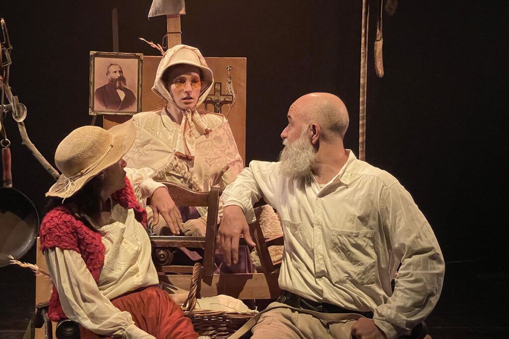 "Osamenta y patria": una road movie teatral que transforma la historia argentina en ficción 4 "Osamenta y patria": una road movie teatral que transforma la historia argentina en ficción