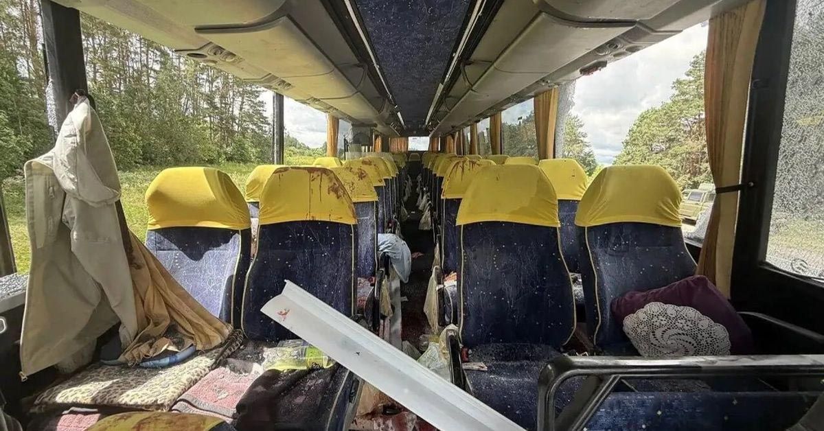 Bielorrusia acusa a Ucrania por el ataque a un micro donde viajaban niños