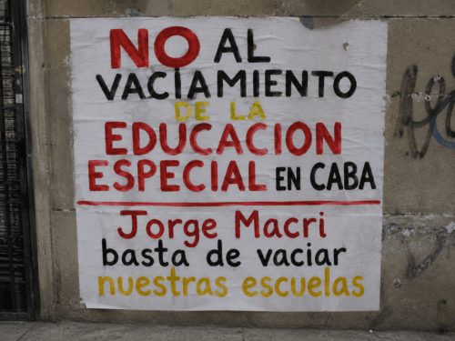 El gobierno porteño restringe el acceso a estudiantes con discapacidad